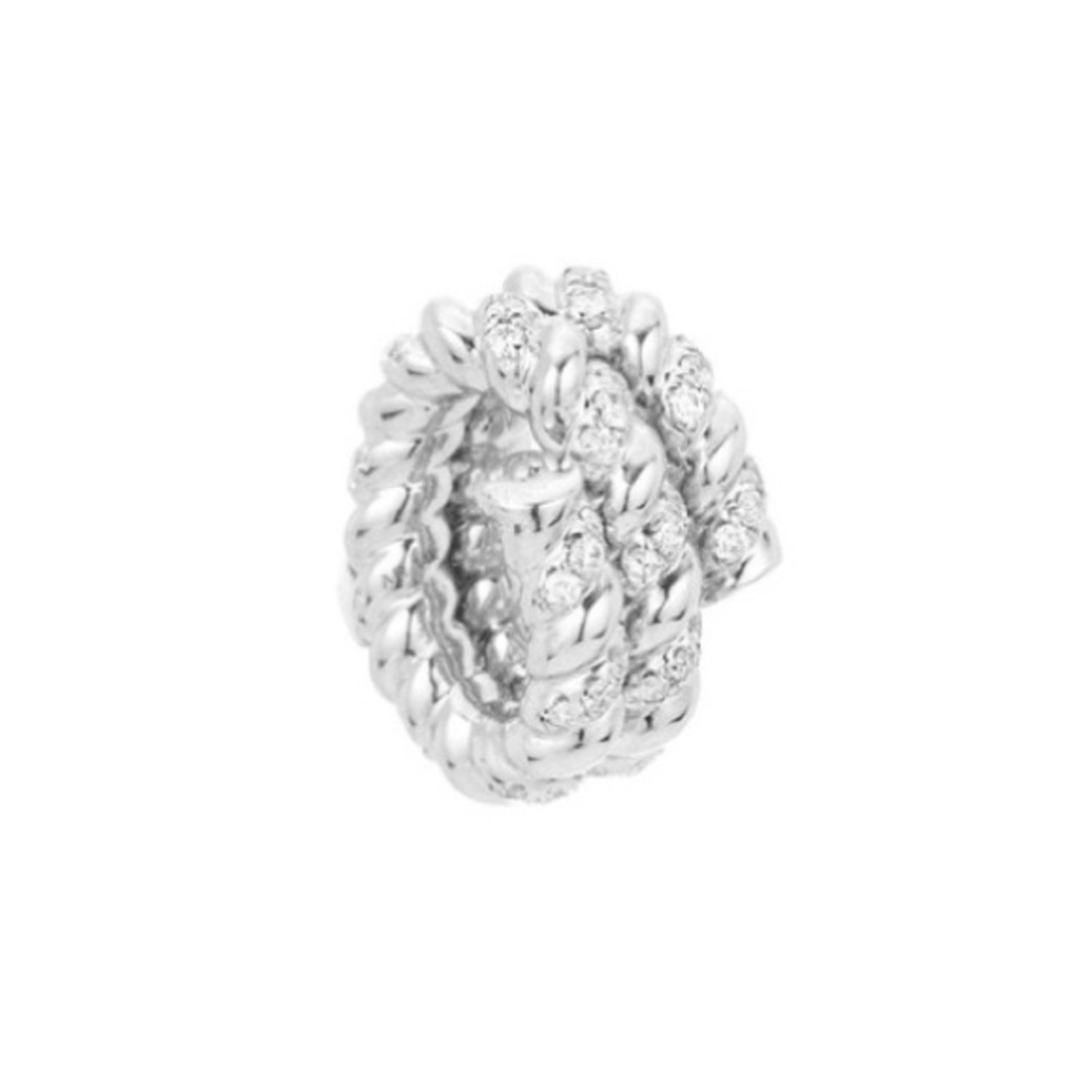 Adina Reyter Big Bead Diamond Sterling Silver Rope Wrap
